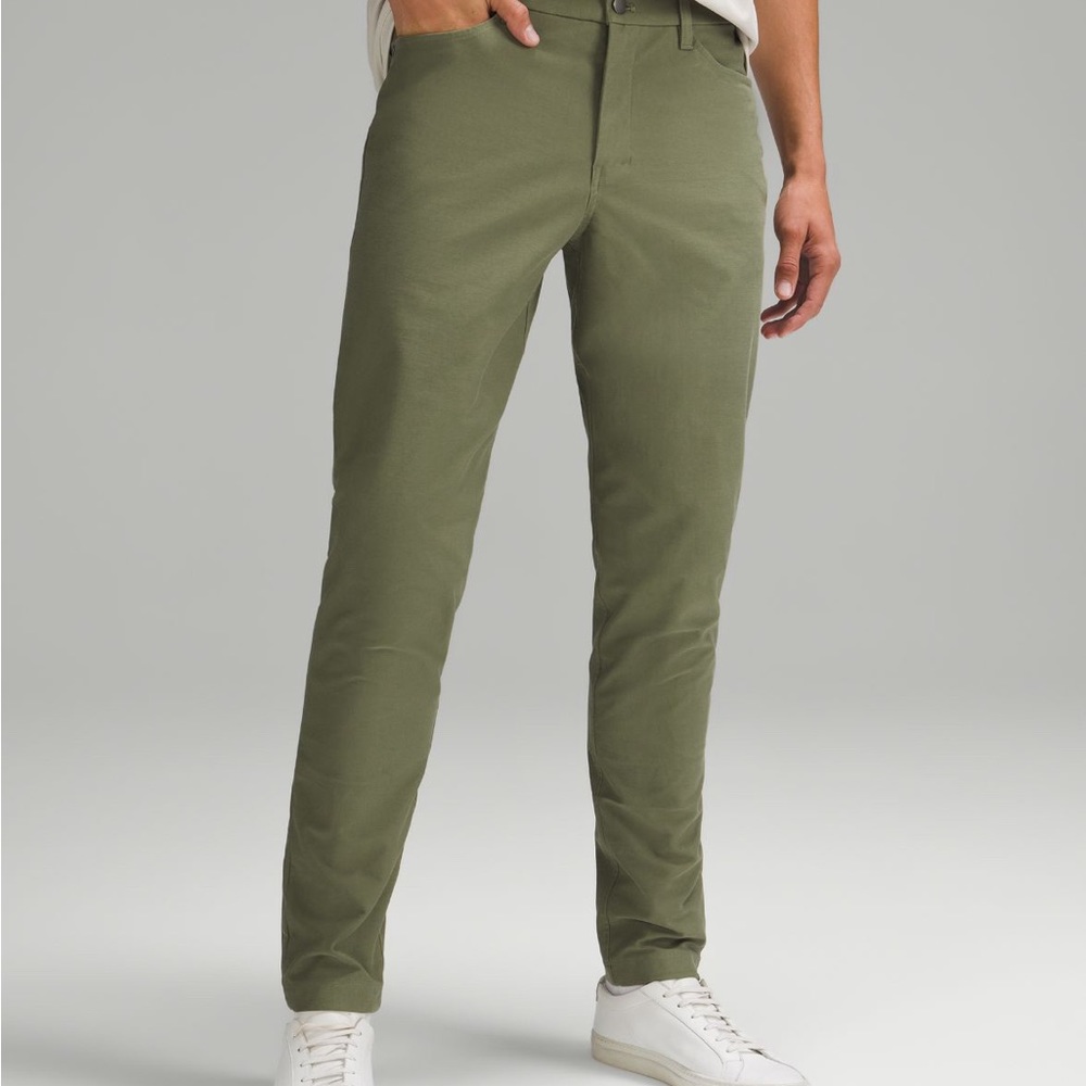 LULULEMON ABC slim-fit five pocket pant 32” warpstreme